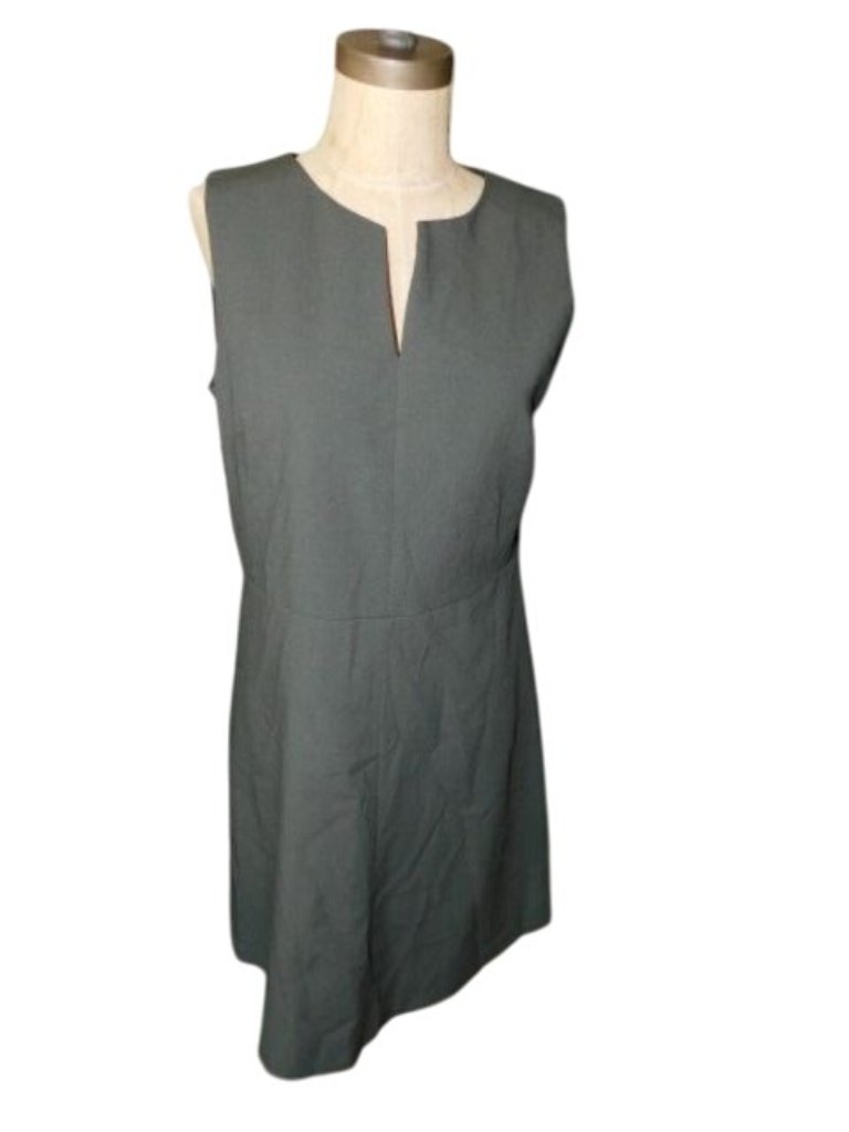 Tahari Size 10 Olive Green Classic Professional Career Dress Nwt $128